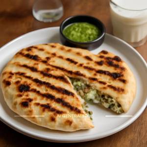 Veg Cheese Grilled Kulcha