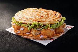 Chipotle Chicken Blast Paratha Burger