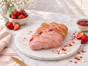 Strawberry Cloud Croissant
