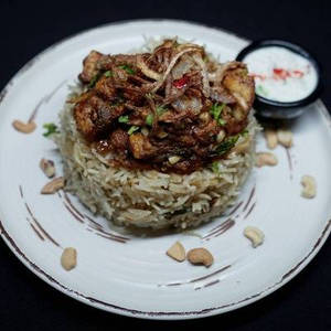 Ghee Rice With Chicken Sukka