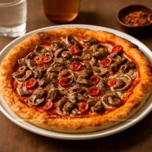 Chilli Mushroom Pizza
