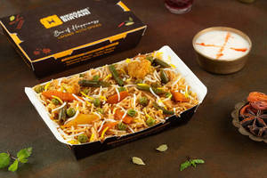 Veg Dum Hyderabadi Biryani [350 grams]