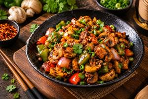 Mushroom Chilli
