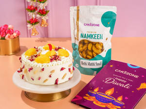 Diwali Rasmalai & Namkeen Celebration Combo