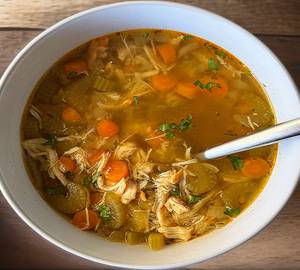 Chicken clear soup
