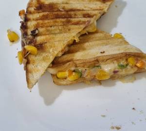 Corn cheese sandwich