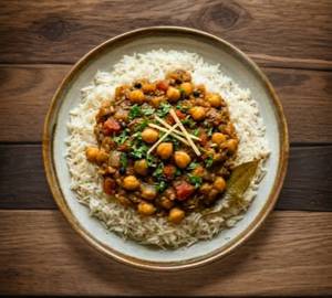 Chole Rice [Sada Rice ]