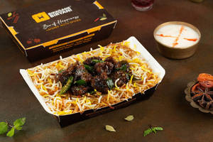 Pepper Mushroom Hyderabadi Biryani [350 grams]