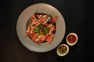 Thai Guacamole With Purple Nachos(chef Special)-(new)