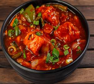 Paneer chilli [gravy]