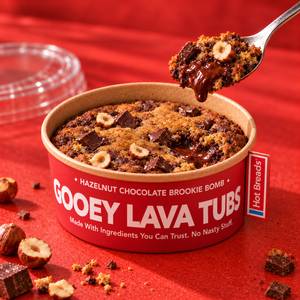 Hazelnut Chocolate Brookie Bomb