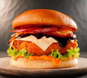 Extra Barbeque Paneer Burger