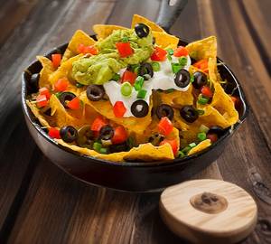 Veg Cheese Nachos