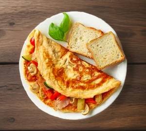 Bread omelette