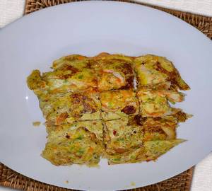 Special Masala Bread Cheese Omelette