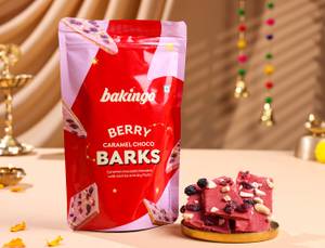 Berry Caramel Chocolate Barks