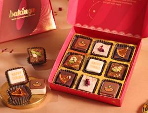 Diwali Special Assorted Fudge Box (Set of 9)