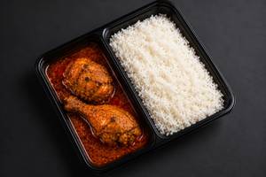 Chicken Kosha, Rice Combo