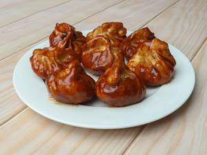 Smoky Barbeque Momos [Veg] [6 Pieces]