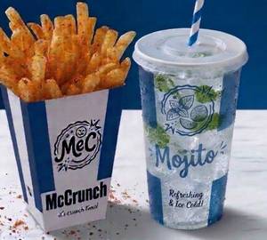 Spicy Mix French Fries Large + Mojito