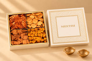 Cream Elegant Bhaji Box