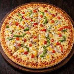 Veg butter cheese pizza
