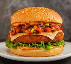 Mexican Style Salsa Burger