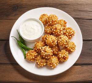 Sabudana Pakodi With Dahi