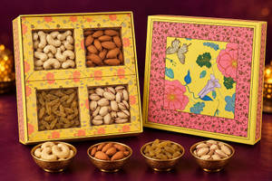Emerald Elegance Dry Fruit Gift Hamper