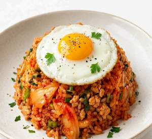 Korean Kimchi Chicken Fried Rice