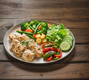 Malai Chicken + Grilled Veggies