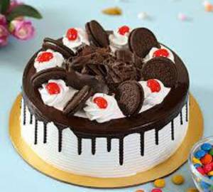 Eggless Black Forest Oreo Cake (500 Grams) 1 Lbsh