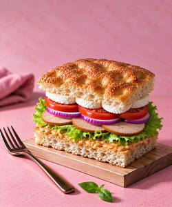 Salami Ciabatta Sandwich