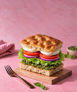 Basil Pesto Ciabatta Sandwich