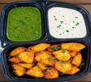 Fry Idli With 2 Chutney