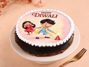 Diwali Special Truffle Poster Cake (500gm)