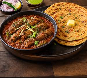 Mutton Seekh Masala With 2 Paratha