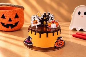 Halloween Double Delight Micro Barrel Cake