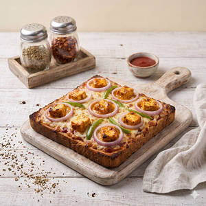 Bread Paneer Makhani Bread Pizza