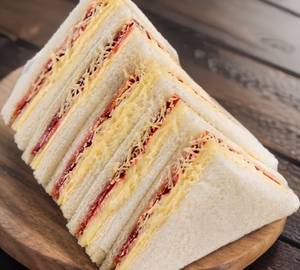 Cheese Butter Fruit Jam Sandwich