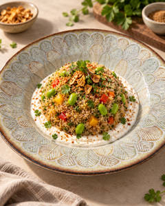 Quinoa Edamame Pulao