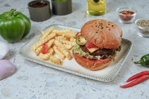 Fire Chilli Veg Burger