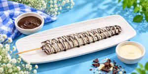 White & Dark Lolly Waffle