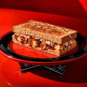 Mini Protein Barbecue Paneer Sando (Sandwich)