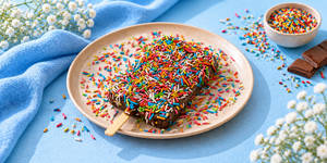 Sprinkle Popsicle Waffle