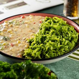 Spinach Riso With Vegetable Paprika