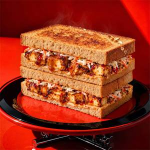 Protein Barbecue Paneer Sando (Sandwich)