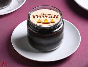 Diwali Special Choco Poster Jar Cake (180ml)