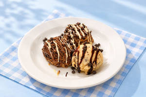 Tri Chocolate Smash Cookies