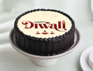 Diwali Special Chocolate Truffle Poster Cake (500gm)